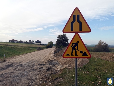 Zdjęcie budowy drogi
