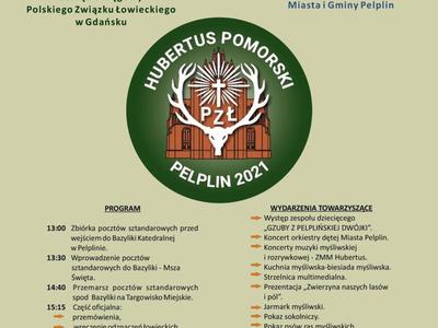 Plakat Hubertus Pomorski Pelplin 2021
