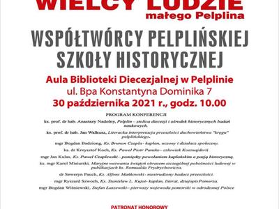 plakat Wielcy ludzie małego Pelplina