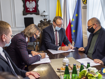 Zdjęcie z wizyty u marszałka