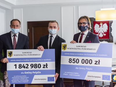 Zdjęcie z wizyty u marszałka