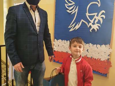 Zdjęcie z wręczenia nagrody