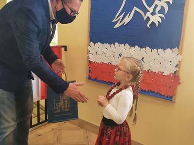 Zdjęcie z wręczenia nagrody