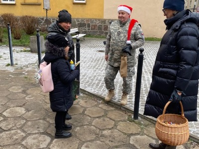 zdjęcie z obchodów Mikołajek w Pelplinie 