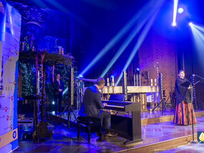 zdjęcie z wydarzenia Świąteczny koncert połączony z Gminną Galą Wolontariatu 2021