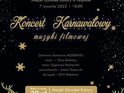 Plakat koncertu
