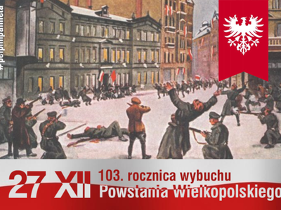 grafika 103. rocznica Powstania Wielkopolskiego