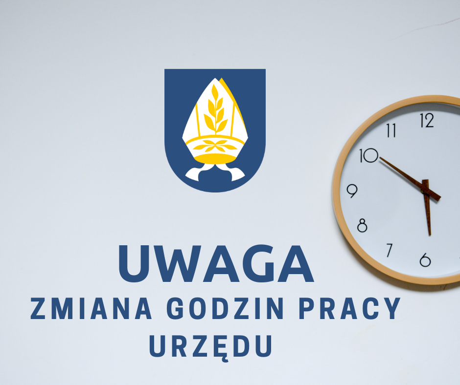 grafika dot. zmiany godzin funkcjonowania urzędu 