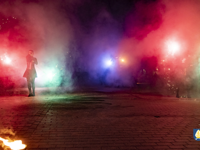 zdjecie z wydarzenia noworoczny pokaz fireshow 2022
