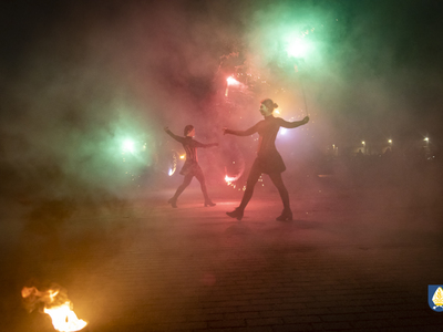 zdjecie z wydarzenia noworoczny pokaz fireshow 2022