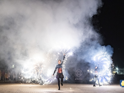 zdjecie z wydarzenia noworoczny pokaz fireshow 2022