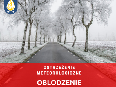 Ostrzeżenie meteorologiczne - opady marznące