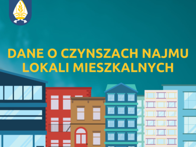 grafika dane dotyczące czynszów najmu lokali mieszkalnych