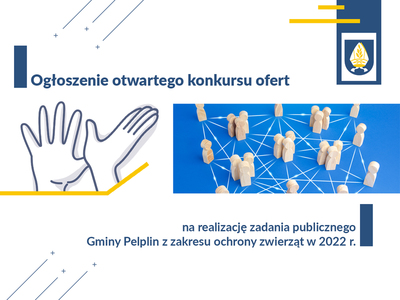 grafika ogłoszenie konkurs z zakresu ochrony zwierząt w 2022 r.