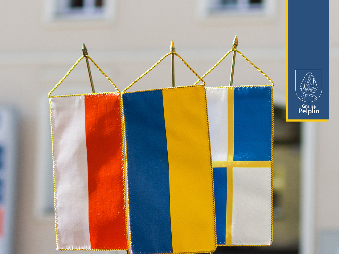 grafika Gmina Pelplin solidarna z Ukrainą