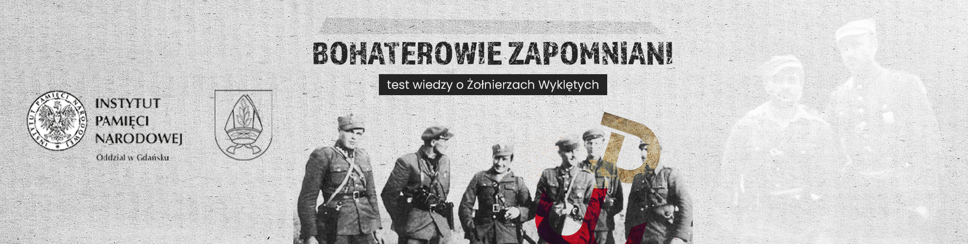 grafika test wiedzy o żołnierzach wyklętych