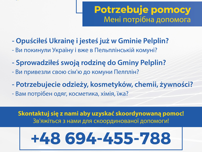 grafika Akcja #PelplinPomaga