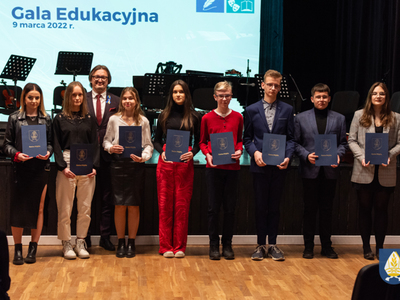 Wręczenie stypendiów naukowych, artystycznych i sportowych - 9 marca 2022