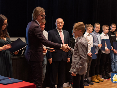 Wręczenie stypendiów naukowych, artystycznych i sportowych - 9 marca 2022