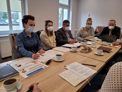 zdjęcie z spotkania organizacyjnego dot. realizacji projektu