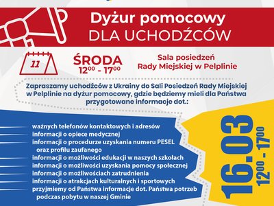 Dyżur pomocowy dla uchodźców