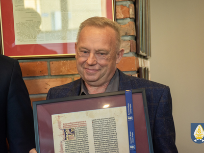 zdjęcie z uroczystości pożegnania pana Wiesława Świtały 