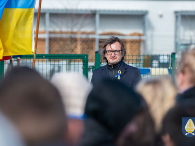 zdjęcie z manifestacji dla Ukriany 