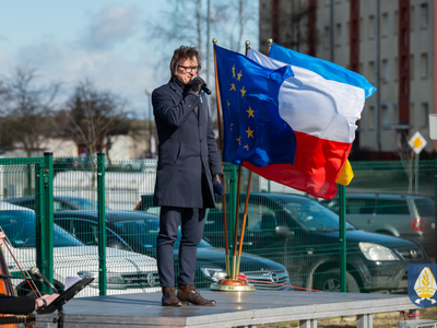zdjęcie z manifestacji dla Ukriany 