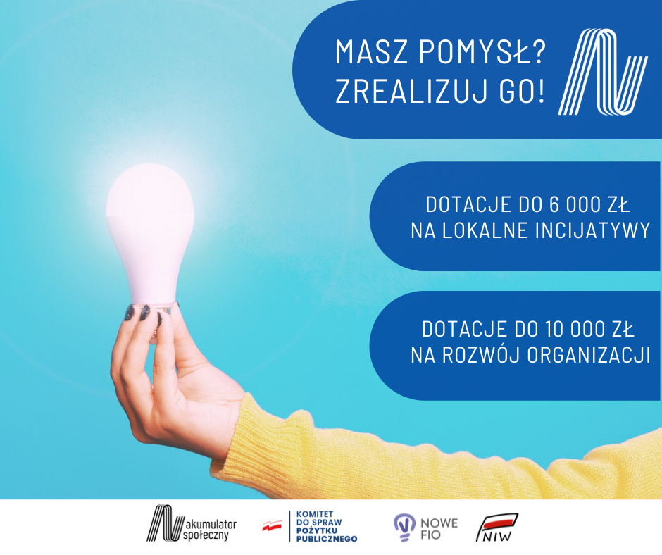 plakat dot akumulator społeczny