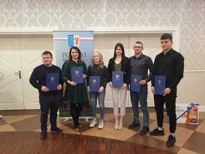 zdjęcie z gali wręczenia nagród Starosty Tczewskiego za 2021 r. 