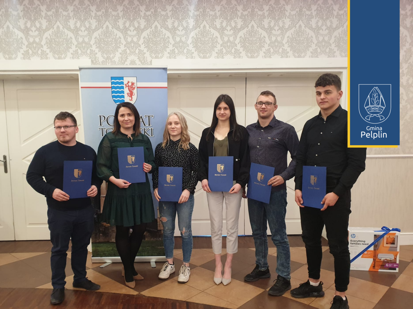 zdjęcie z gali wręczenia nagród Starosty Tczewskiego za 2021 r. 