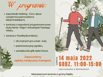 plakat dot. akcji Aktywny Senior