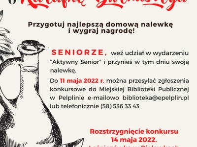 plakat dot. konkursu o karafkę Burmistrza