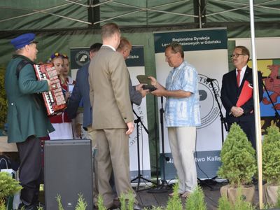 Zdjęcie z uroczystości wręczenia odznaczeń Ambasador Kociewie oraz Perełki Kociewia 