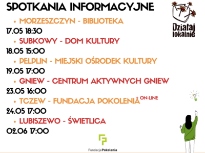plakat dot. Działaj Lokalnie