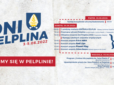 informacje dotyczące Dni Pelplina 2022