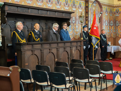 zdjęcie z uroczystości 90-lecia OSP Wielki Garc