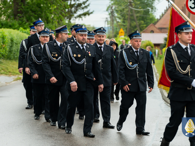 zdjęcie z uroczystości 90-lecia OSP Wielki Garc