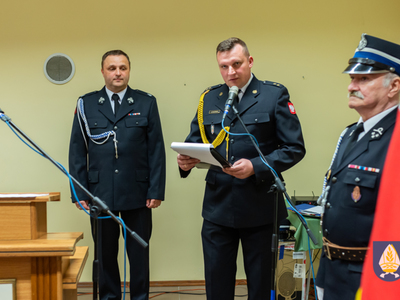 zdjęcie z uroczystości 90-lecia OSP Wielki Garc