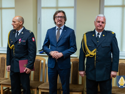 zdjęcie z uroczystości 90-lecia OSP Wielki Garc