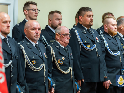 zdjęcie z uroczystości 90-lecia OSP Wielki Garc