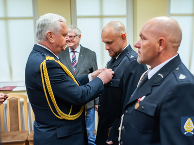 zdjęcie z uroczystości 90-lecia OSP Wielki Garc