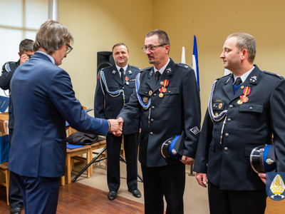 zdjęcie z uroczystości 90-lecia OSP Wielki Garc