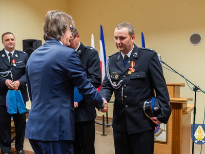 zdjęcie z uroczystości 90-lecia OSP Wielki Garc