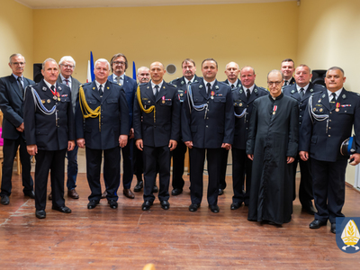 zdjęcie z uroczystości 90-lecia OSP Wielki Garc