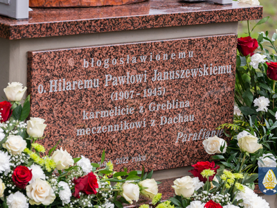 zdjęcia z uroczystości ku czci błogosławionego o. Hilarego Januszewskiego