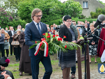 zdjęcia z uroczystości ku czci błogosławionego o. Hilarego Januszewskiego