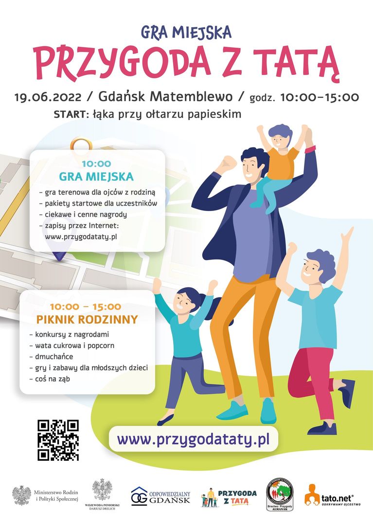 plakat "Przygoda Taty"