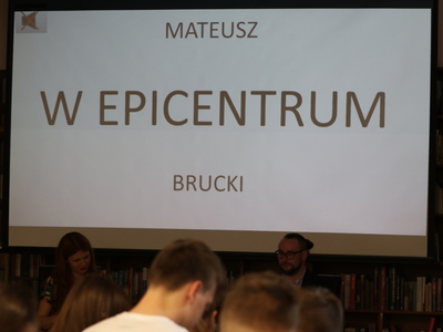 Zdjęcie ze spotkania z Mateuszem Bruckim