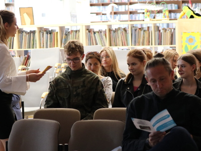 Zdjęcie ze spotkania z Mateuszem Bruckim